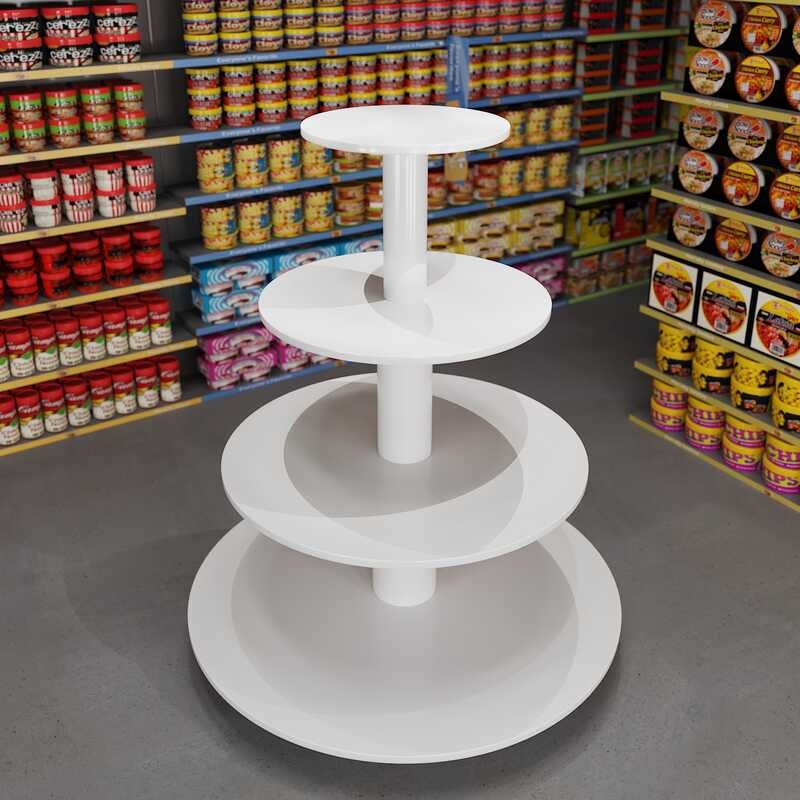 Multi functional new cylindrical circular island cabinet, convenience ...