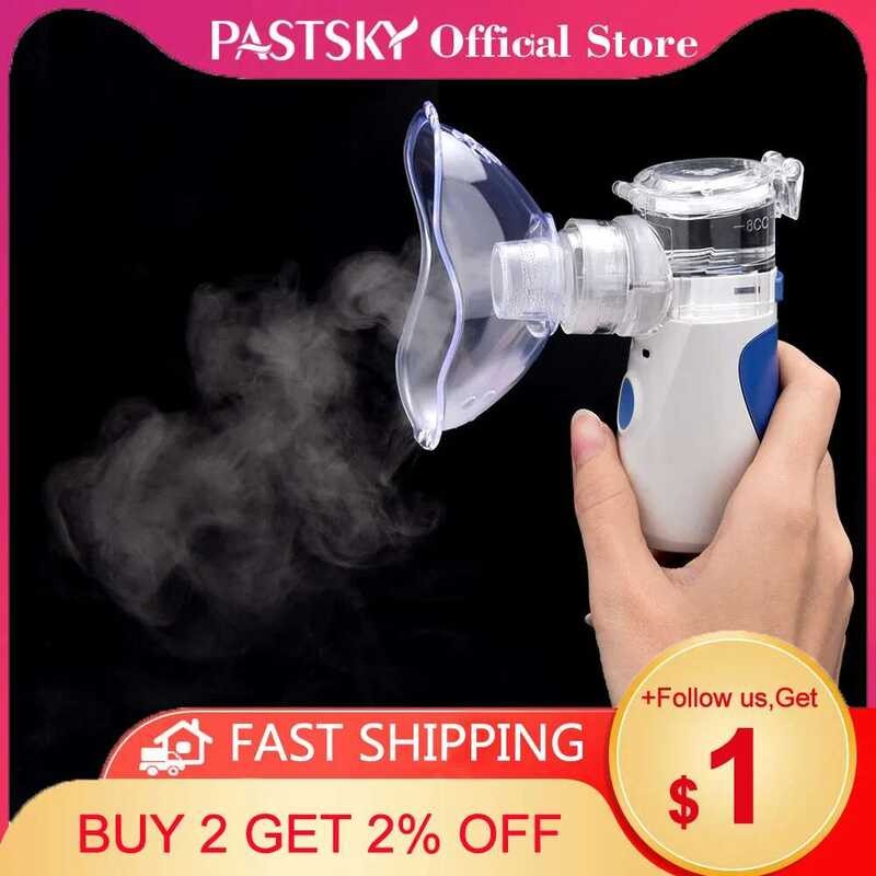 Medical Silent Mesh Nebulizer Mini Humidifier Asthma Inhaler Portable ...