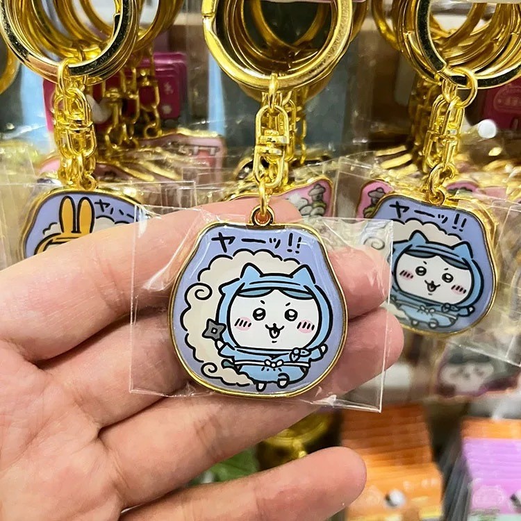 Japanese Chiikawa Keychain - Usachi Hachi Chi Metal Keychain Backpack ...