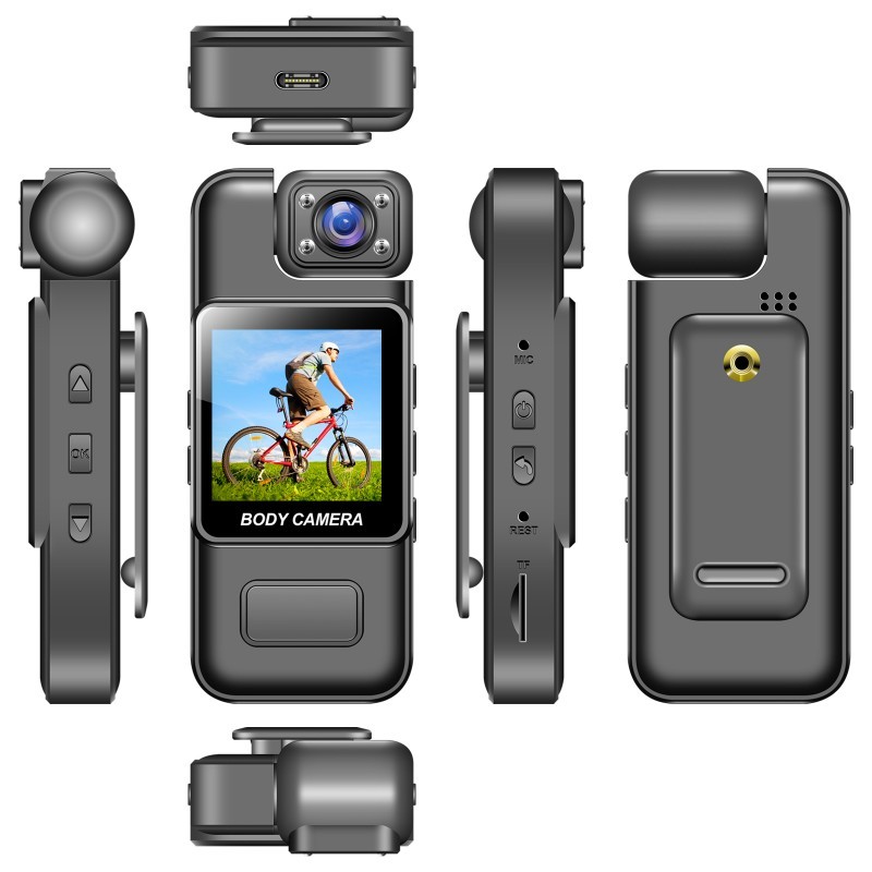 4K HD WiFi Mini Camera Portable Digital Video Recorder Police Body Cam ...