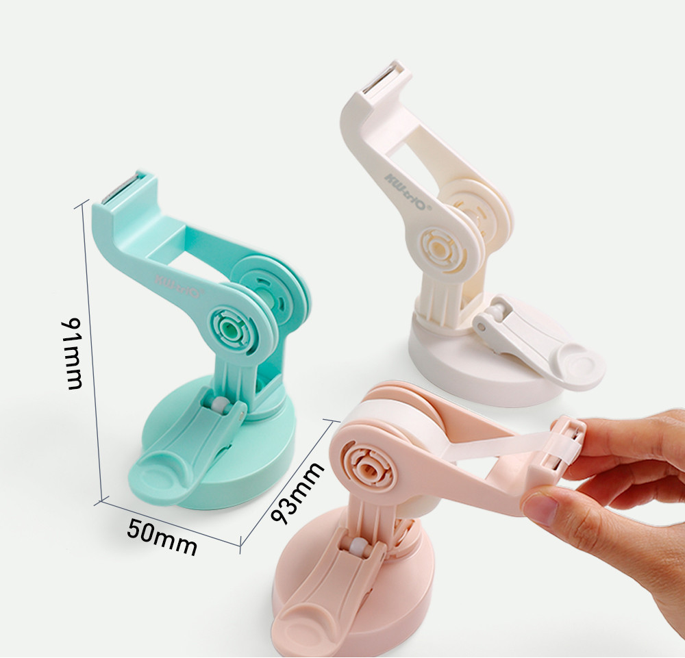 KW triO tape cutter 360 ° rotation adjustment with base for school ...