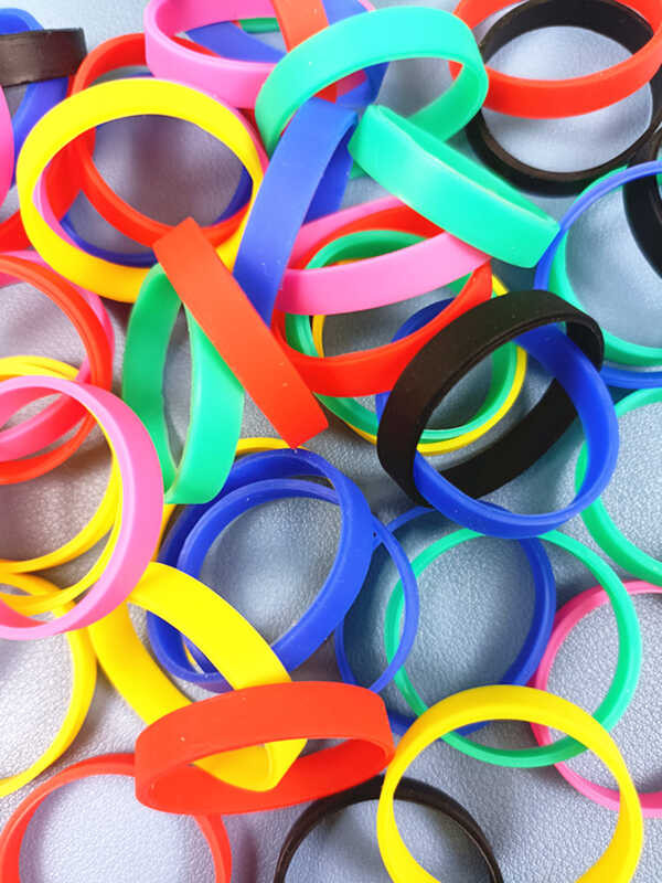 Colorful silicone ring A8B8VIP ID card passport storage binding rubber ...