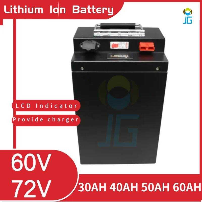 60V 3 B 72V 30Ah 40Ah 50Ah 60Ah Lithium Ion Battery Li-Ion With BMS For ...