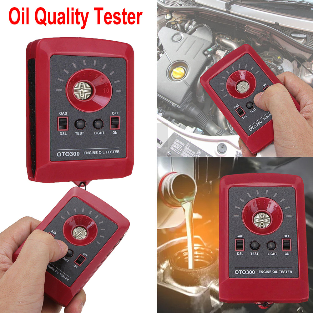 LED Digital Gas Diesel Fluid Analyzer Automobile Car Tester Oil Quality ...