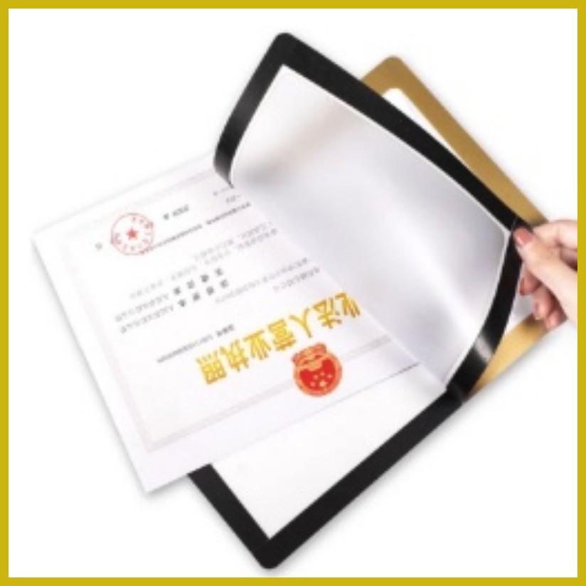 Magnetic Document Sign Photo Frame Wall A4 Paper Menu Poster Display ...