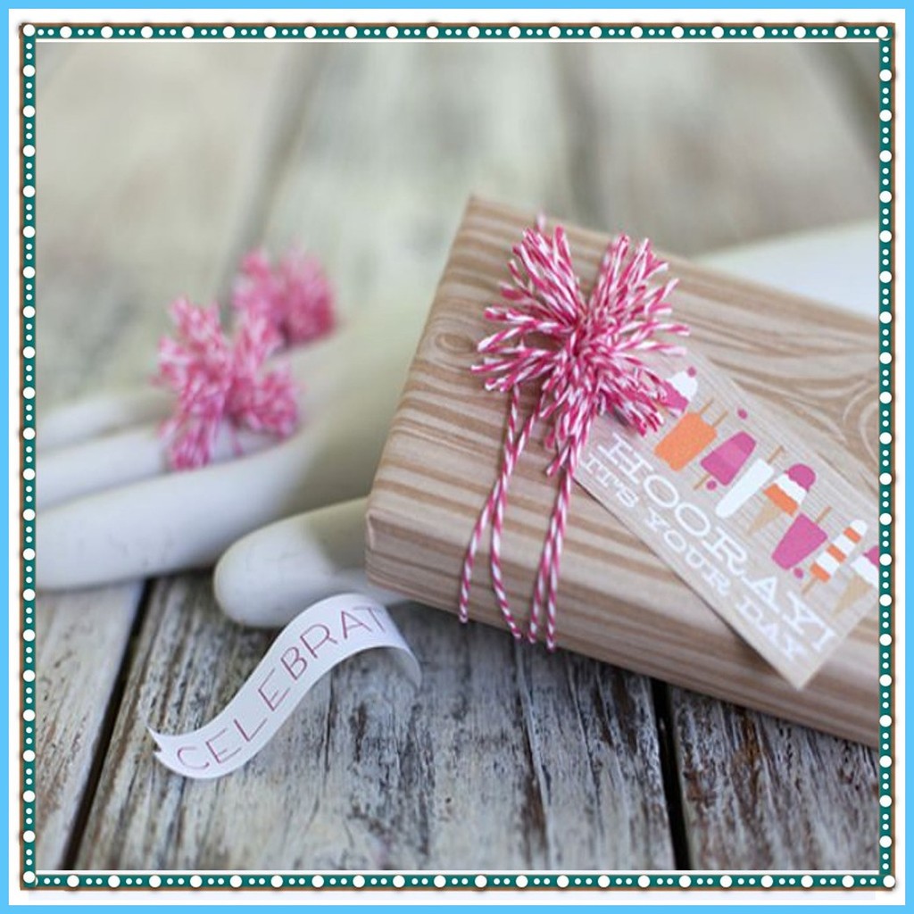 Baker's Twine Cotton String for gift packing rope in double color | 10 ...