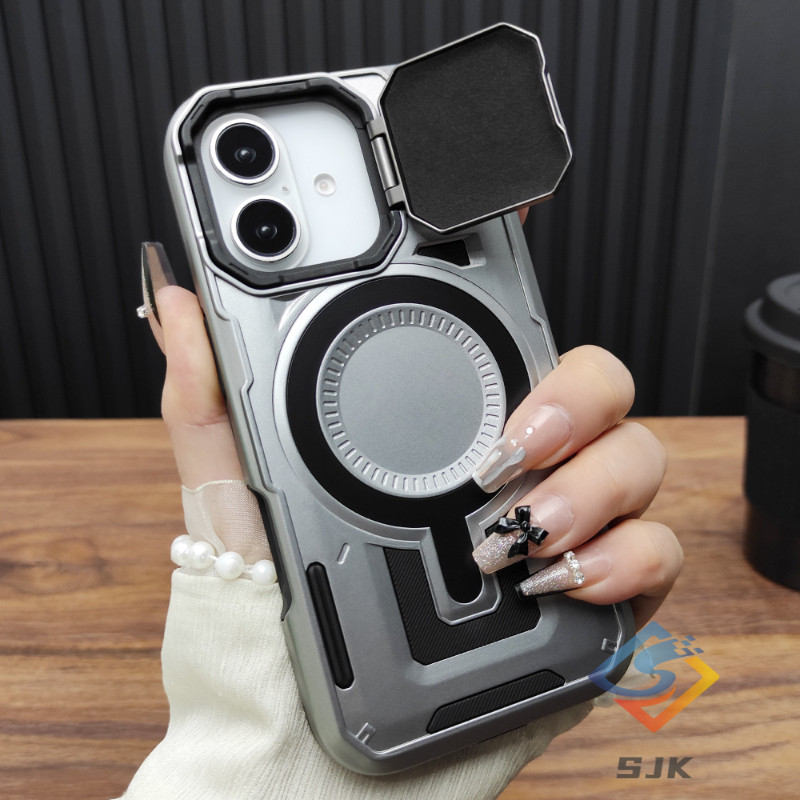 Military Grade Armor hard magnetic shell iP 16 Promax Phone case for ...