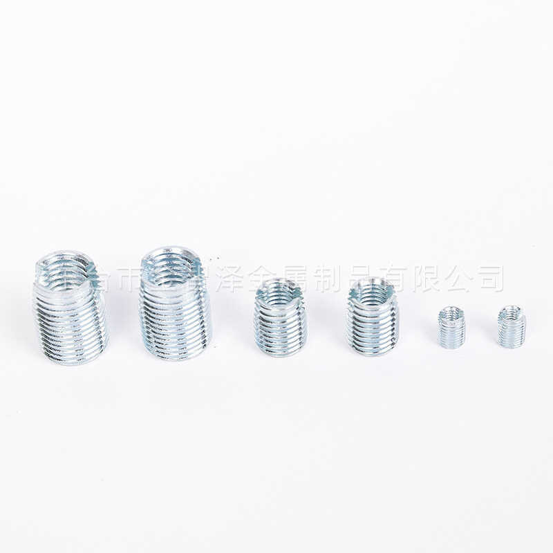 white zinc Blue 302 type self tapping screw sleeve, self tapping tooth ...