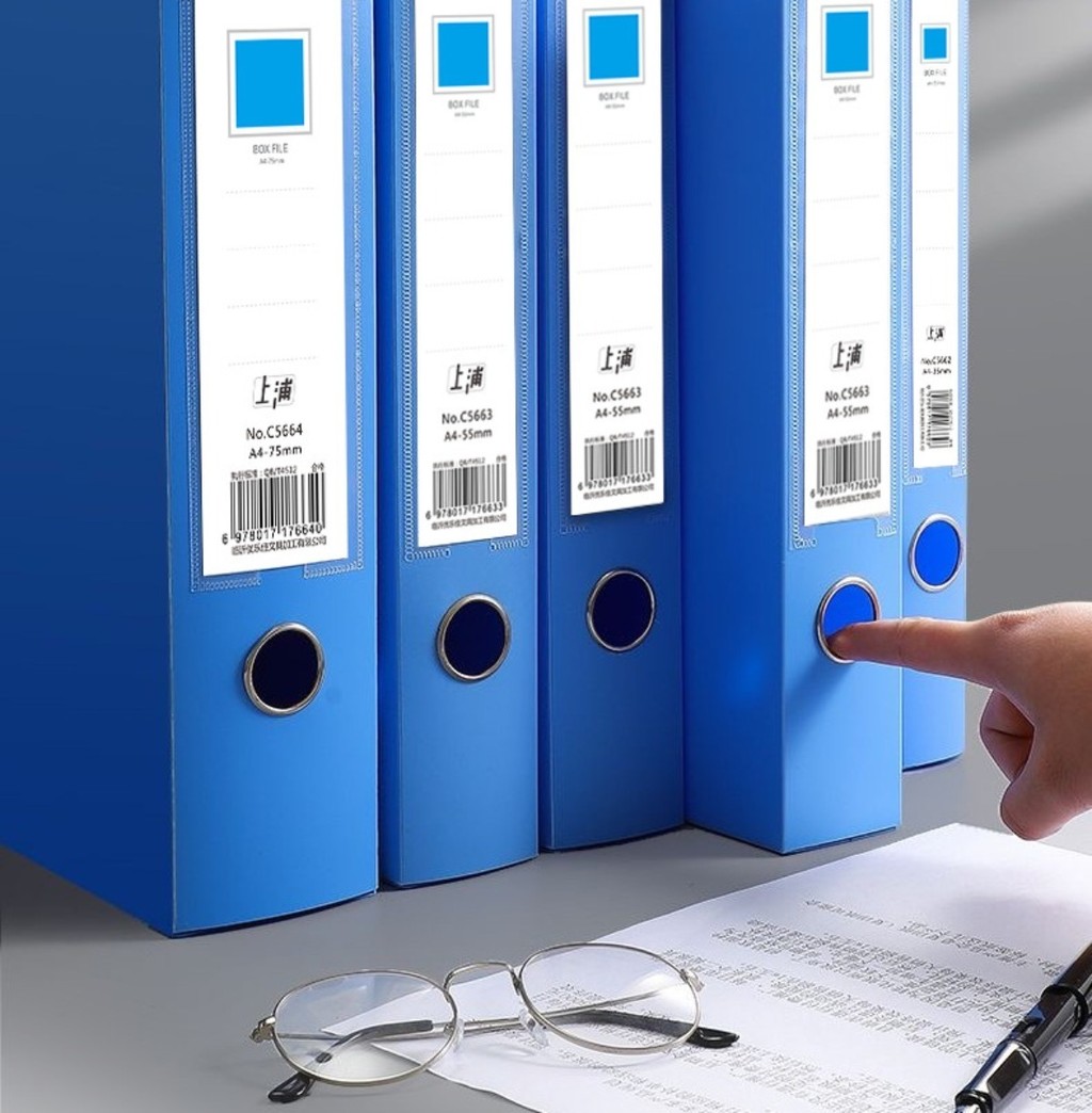 10pcs Long Size File Box Paper Organize Document Storage Box 3.5/5.5/7 ...