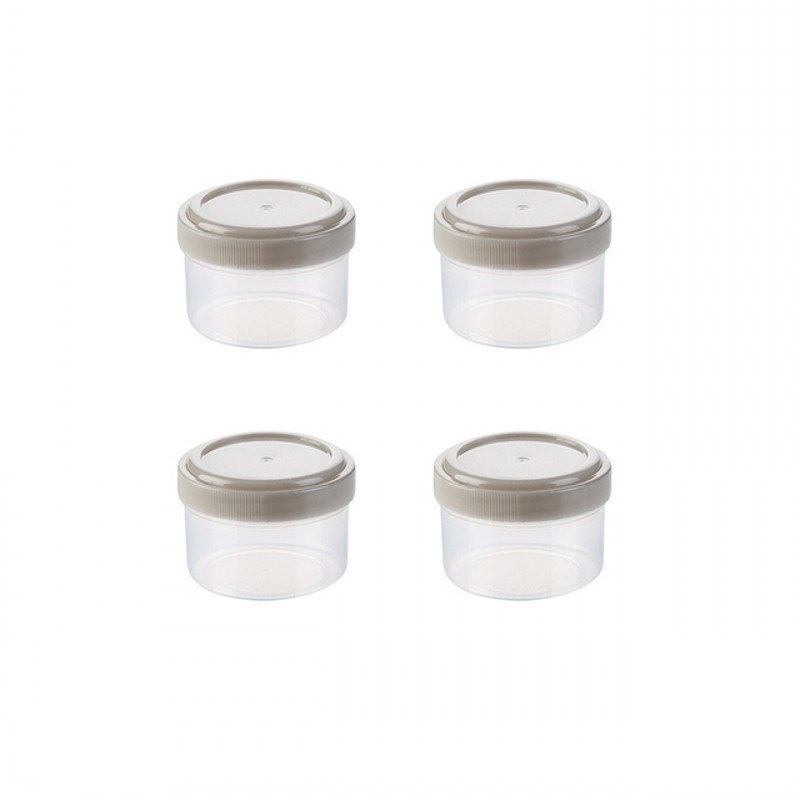 4Pcs/Set Mini Sauce Seasoning Box Portable Transparent PP Bottle Spices ...