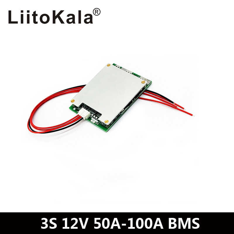 3S BMS 4 89 100A 12V Li-Ion Lithium 18650 Battery Protection Circuit ...