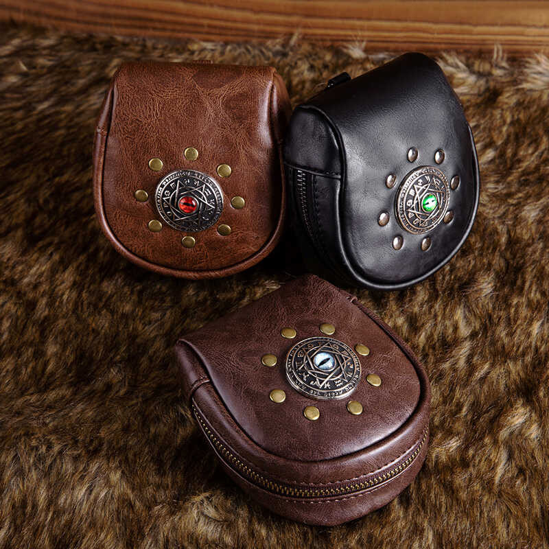 TEMU Medieval Viking Style Belt Hanging Coin Purse Knight Niche Waist ...