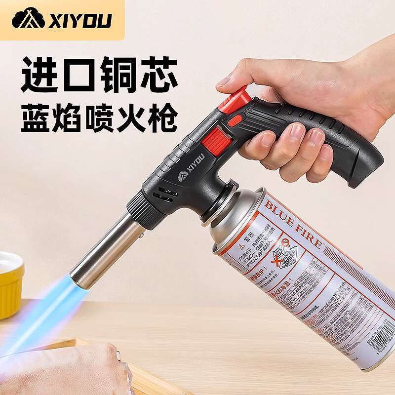Spray grill holder of flamethrower, fire singer, igniter, cartridge ...