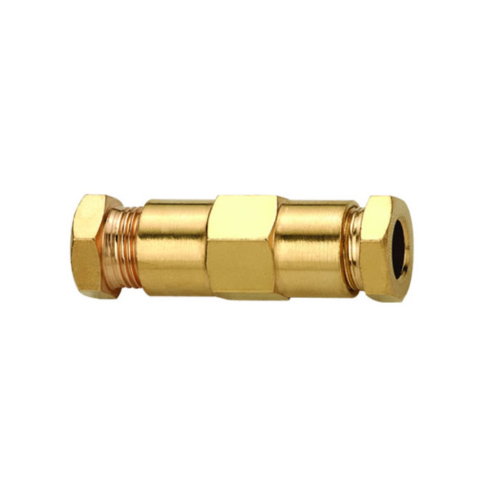 JKY card sleeve straight pipe joint pneumatic pipe joint brass quick ...