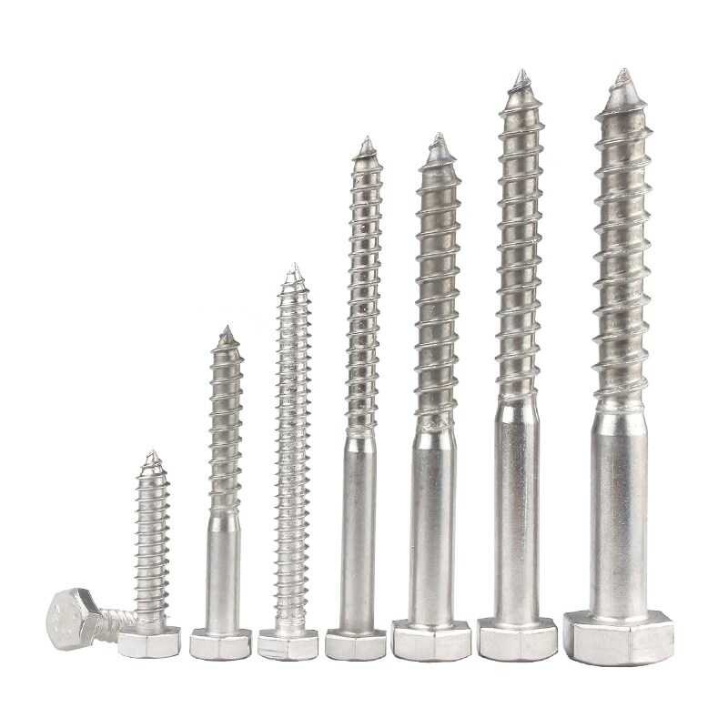steel 304 stainless hexagonal self tapping screw, hexagonal self ...