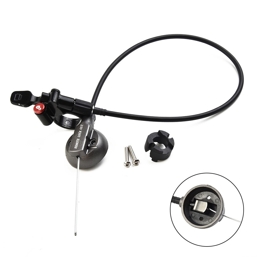 MANUAL LOCKOUT ASSEMBLY Kit Bicycle Front Fork Lock Cap (Black