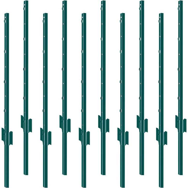 Succebuy 3 5 Fence Post T-Post Heavy Duty Metal Sturdy Steel Stakes For ...