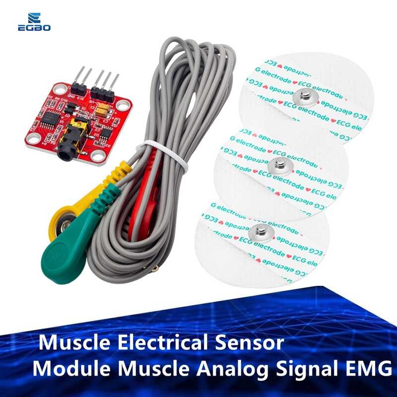 Electrical ☆ Sensor Module Muscle Analog EMG Raw Signal Collection ...