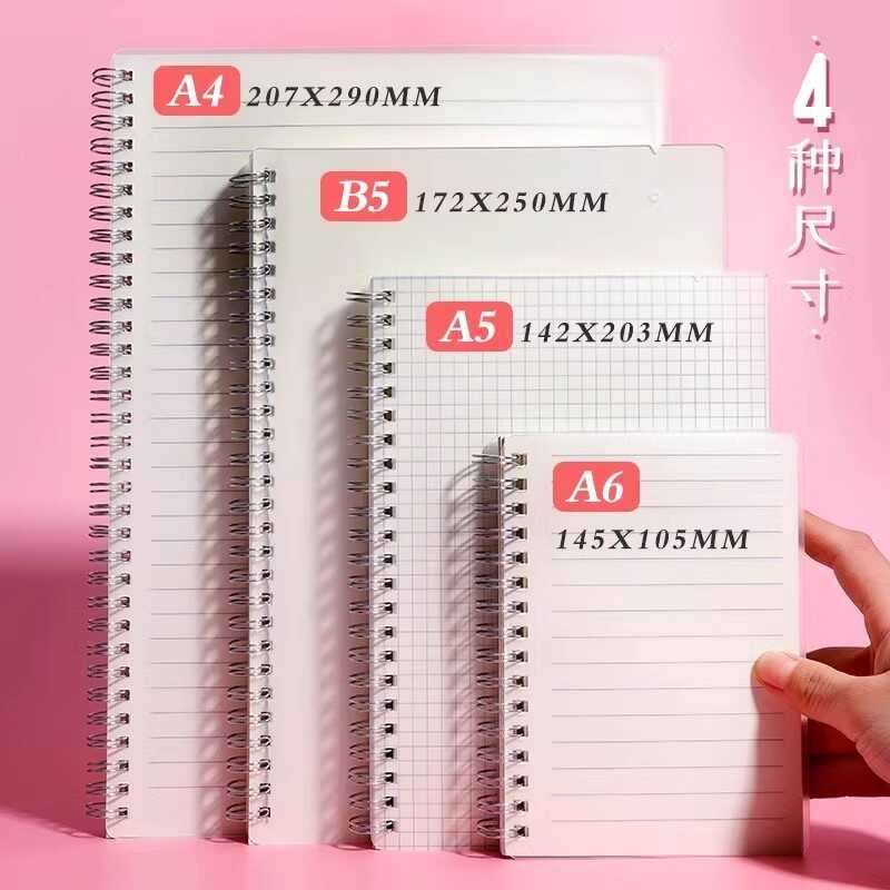 student Nakakatuwang diary, A5 blank PP grid mind map, A6 B5 A4 draft ...
