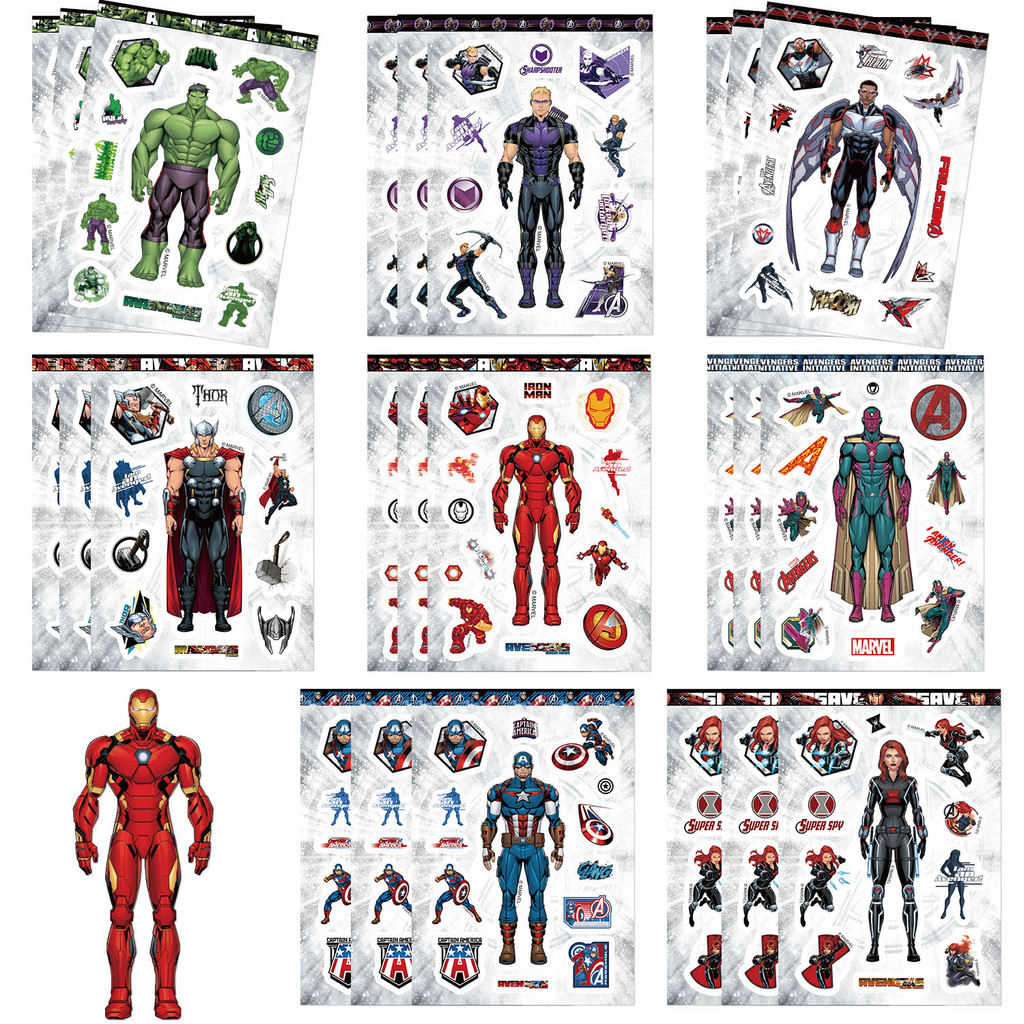 Marvel Ultimate Sticker Mega UV-Laminated Waterproof Decals for Tech ...