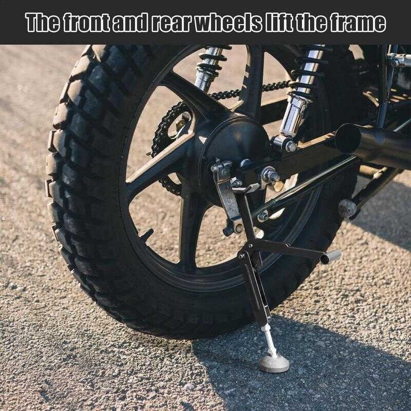 Modified 4 Bikes Adjustable Sidestand Motorcycle Kictand Foot Side ...