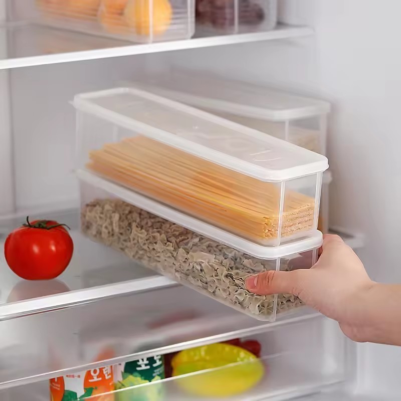 Refrigerator Fresh-keeping Box with Lid - Kitchen Transparent Large ...