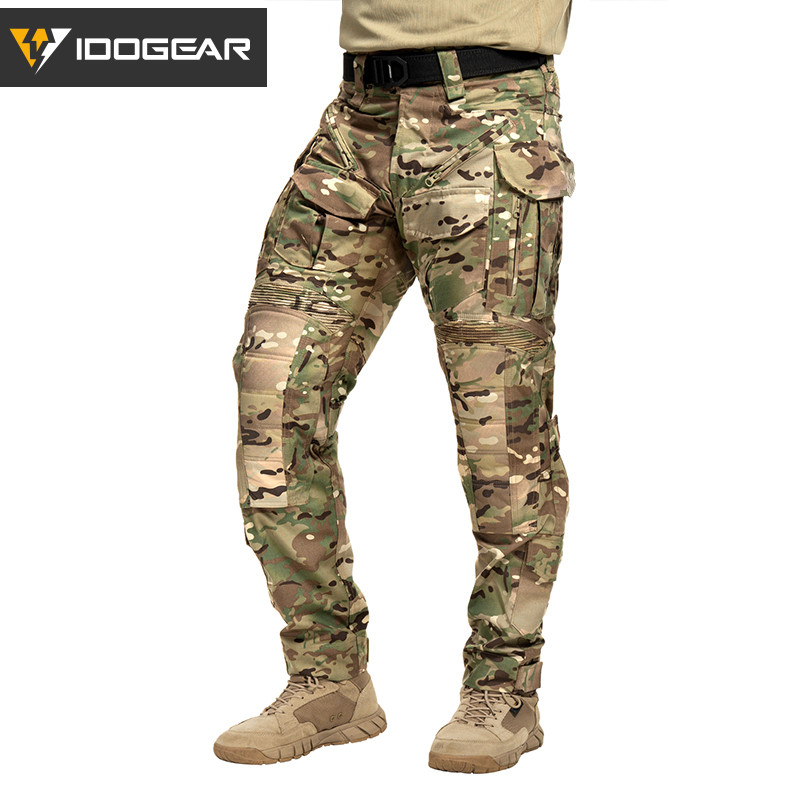 Pantalon Tactique IDOGEAR G5 – Coupe Régulière – Noir – Ripstop Coton/polyester