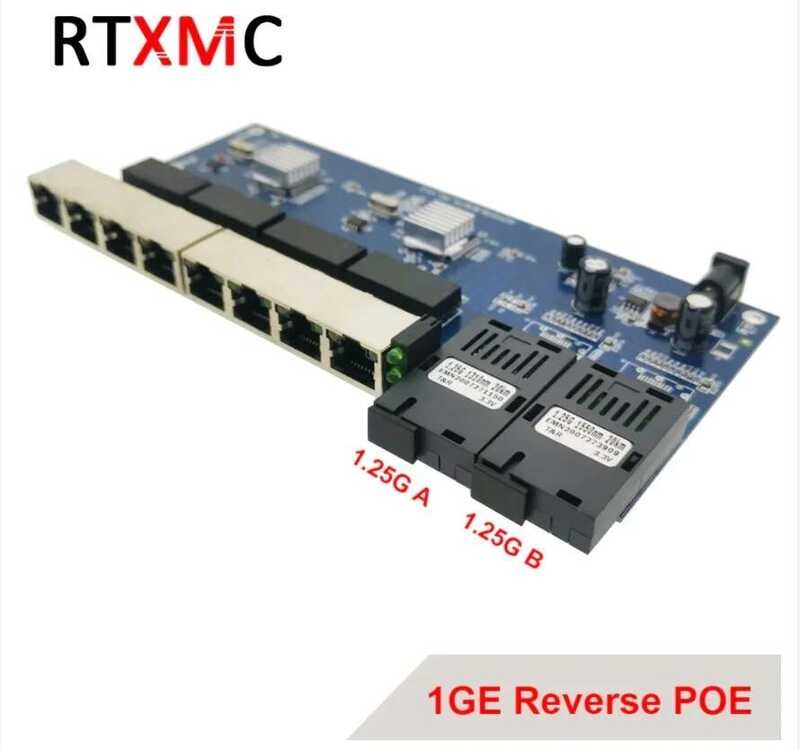 799 Reverse POE Switch 10 100 1000M Gigabit Ethernet Fiber Optical ...