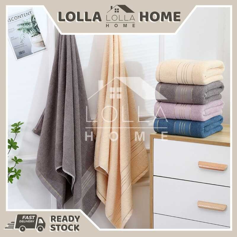 100% Cotton 140*70Cm Bath Towel Quick Drying Towel Tuala Mandi Besar ...