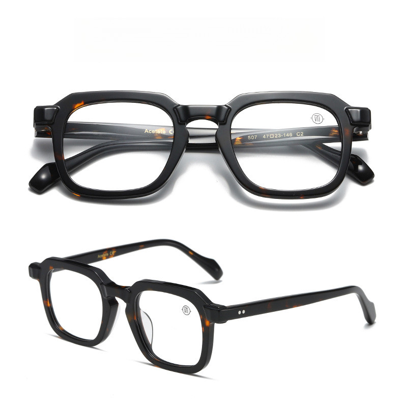 TVR Same Acetate Glasses Frame Thick Retro Eyewear Men Women Classic ...
