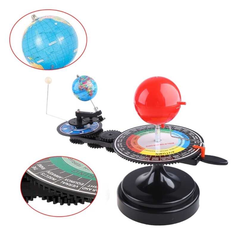 Solar System Model DIY Globe Earth Sun Moon Orbital Planetarium ...