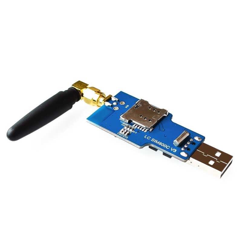 USB E To GSM Serial GPRS Sim800c Module With Bluetooth Computer ...