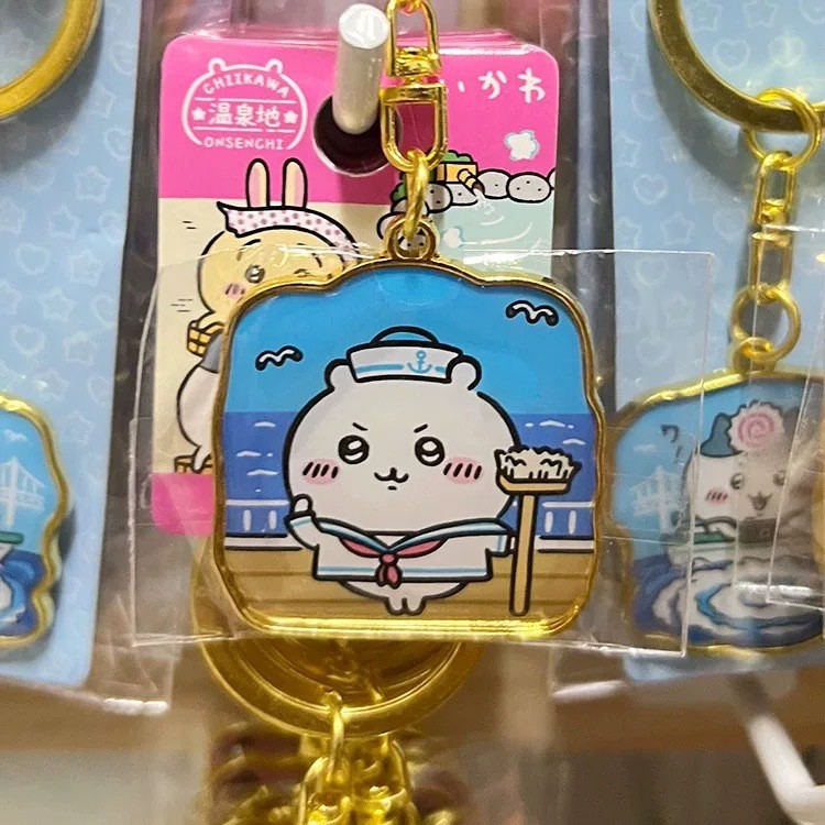 Japanese Chiikawa Keychain - Usachi Hachi Chi Metal Keychain Backpack ...