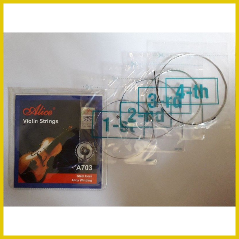ஐ Authentic Alice A703 Violin String Set | Shopee Philippines