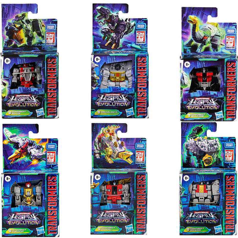 Legacy Transformers Evolution Dinobot Scarr, Swoop, Sludge, Slug ...