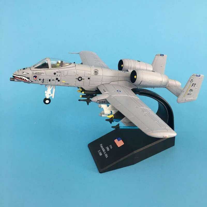 Tt JASON TUTU Aircraft Plane 1/100 Scale Fairchild Republic A-10 ...