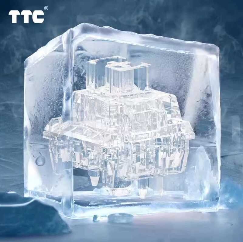 710 TTC Ice Custom Nical Keyboard Improved High Transparent Material ...