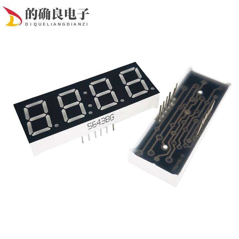 Digital Tube Second Common Anode 4-Digit with Clock Point 5461BS (Red ...