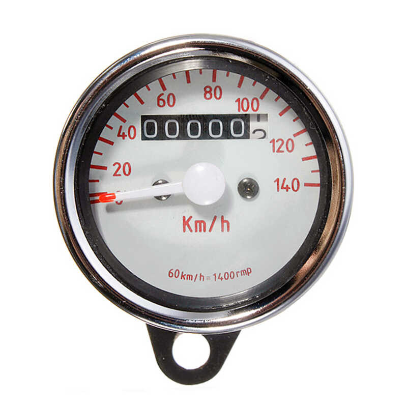 LED Universal Motorcycle Speedometer Odometer Dual Backlit Pit Bike ...