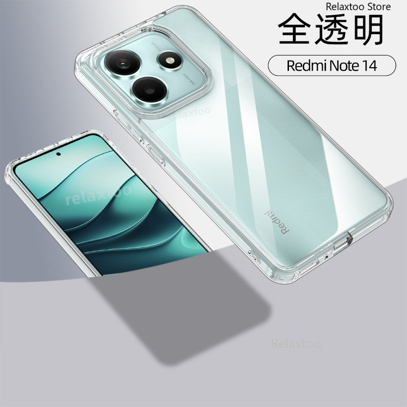 Transparent Casing For Xiaomi Redmi Note 14 Note14 Pro Plus + Pro+ ...