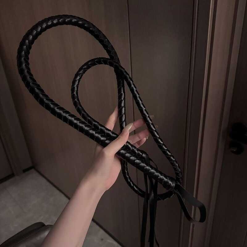 Small whip, black horse whip, shepherd whip, long whip, PU black ...