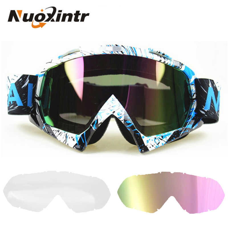 Moto ☆ Outdoor For Motorcycle ATV Dirt Bike Racing Glasses Off-Road Ski ...