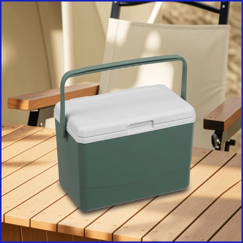 ∧ 3L Insulated Portable Cooler with Handle Mini Freezer Fridge Heat