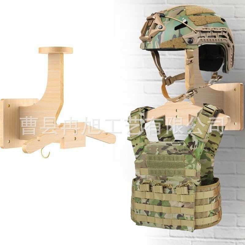 Wooden Motorcycle Helmet Rack Wall Mounted Motorcycle Helmet Storage ...