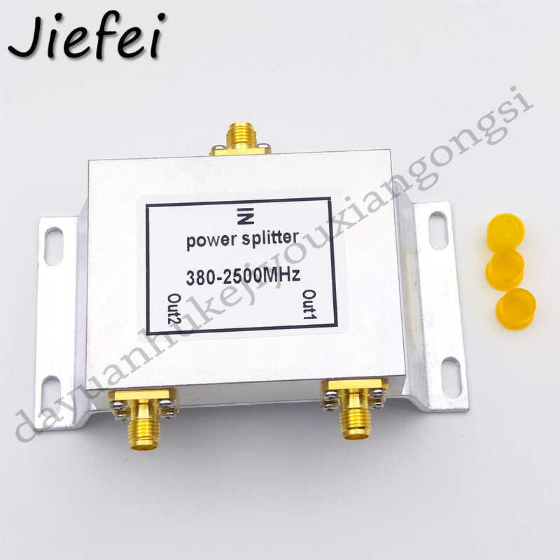 Splitter Di Alimentazione 2 Vie 380-2500 MHz SMA Femmina Per Antenna Wifi, LINATCHO