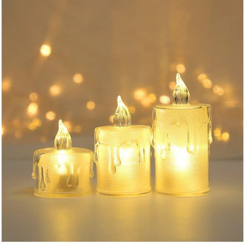 Electronic candle lights romantic LED proposal props ceremonial sense ...