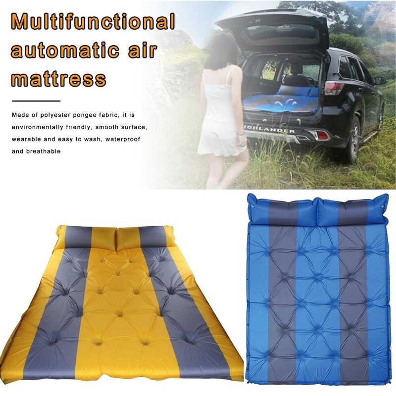 Car Φ SUV Camping Air Mattress Auto Blow Up Bed Iatable Mattress Raised