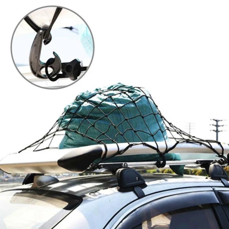120*90xcm180*120cm Car Cargo Net Adjustable Elastic Trunk Storage Net ...