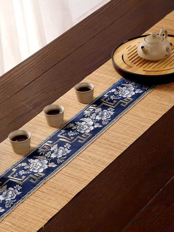 Bagong Chinese style Zen style, extra mahaba bamboo flag, simple mat ...