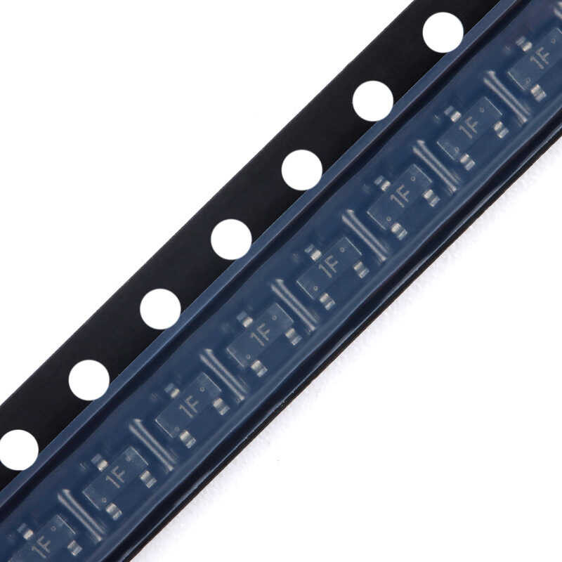 100 Transistors BC847B SOT-23 NPN - 0.1A 50V - Pour Projets Électroniques